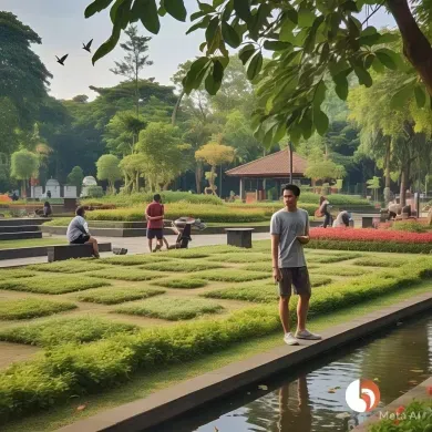 Jalan-jalan Santai Di Taman Bantul Lebih Nyaman